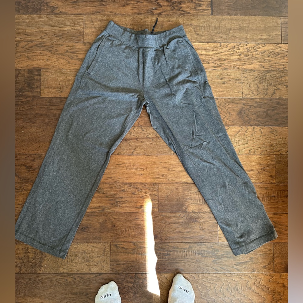 Grey Lululemon king fu pants